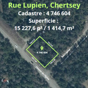 Rue Lupien, Chertsey, Qc